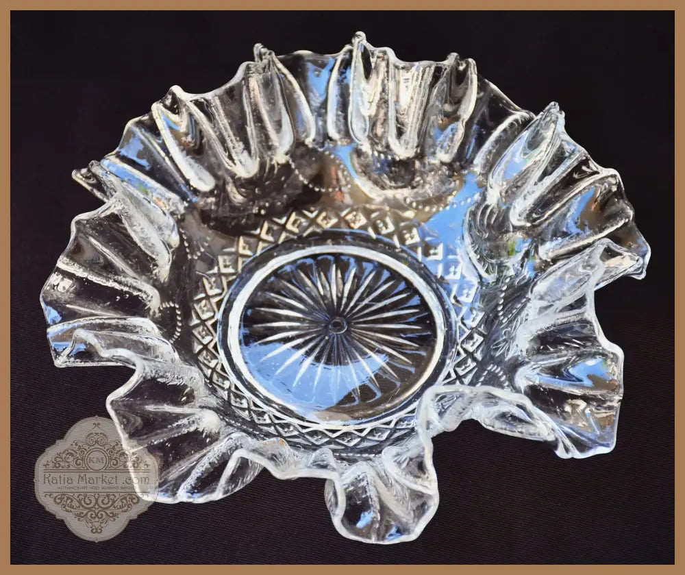 Антична бомбониера/купа/centerpiece - тип ’Fenton’ - antique