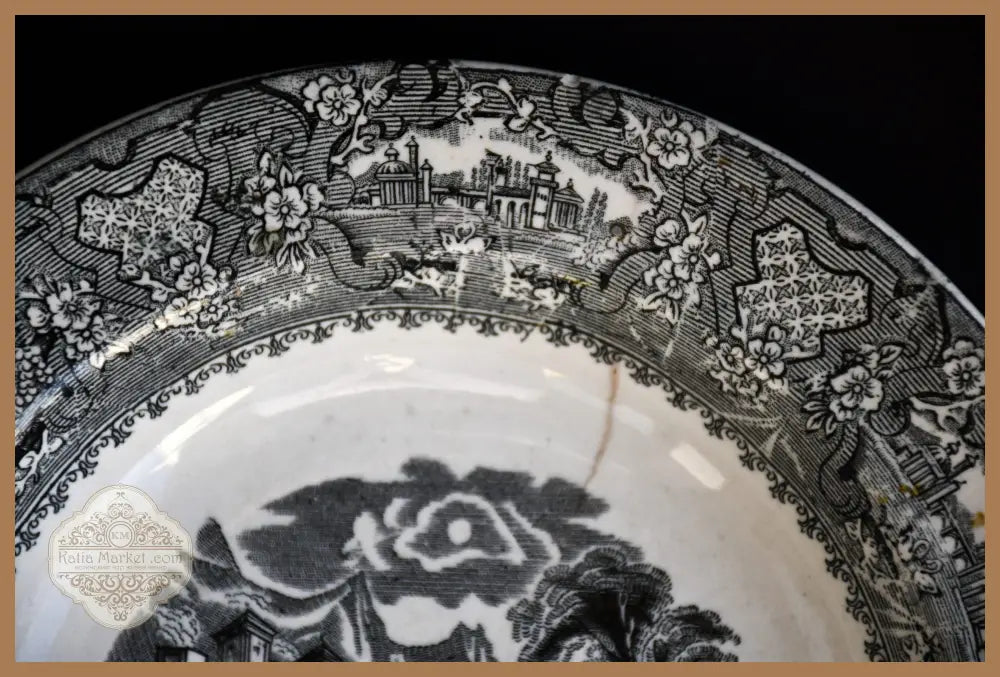 Антична чиния - R.Cochran Glasgow Scotland pottery - antique