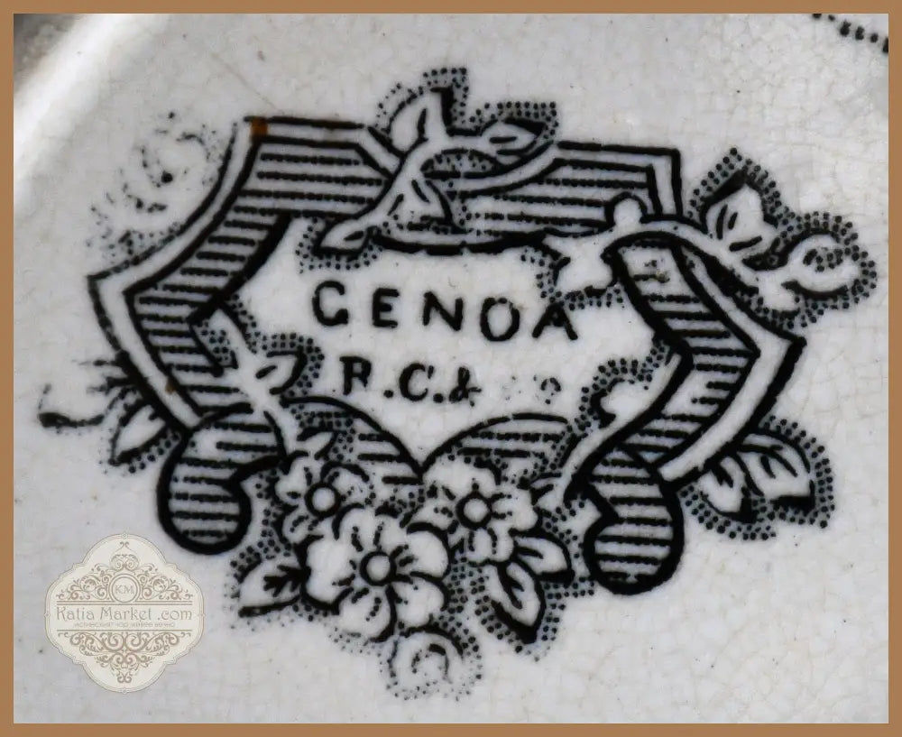 Антична чиния - R.Cochran Glasgow Scotland pottery - antique