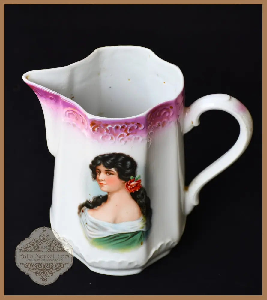 Антична порцеланова кана Belle Époque - antique