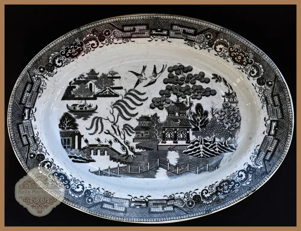 Антично плато на Walter W. Davies - Birmingham - antique