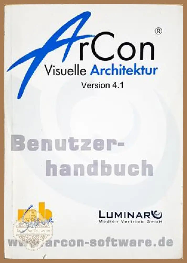 ArCon Visuelle Architektur 4.1 Benutzerhandbuch - корица