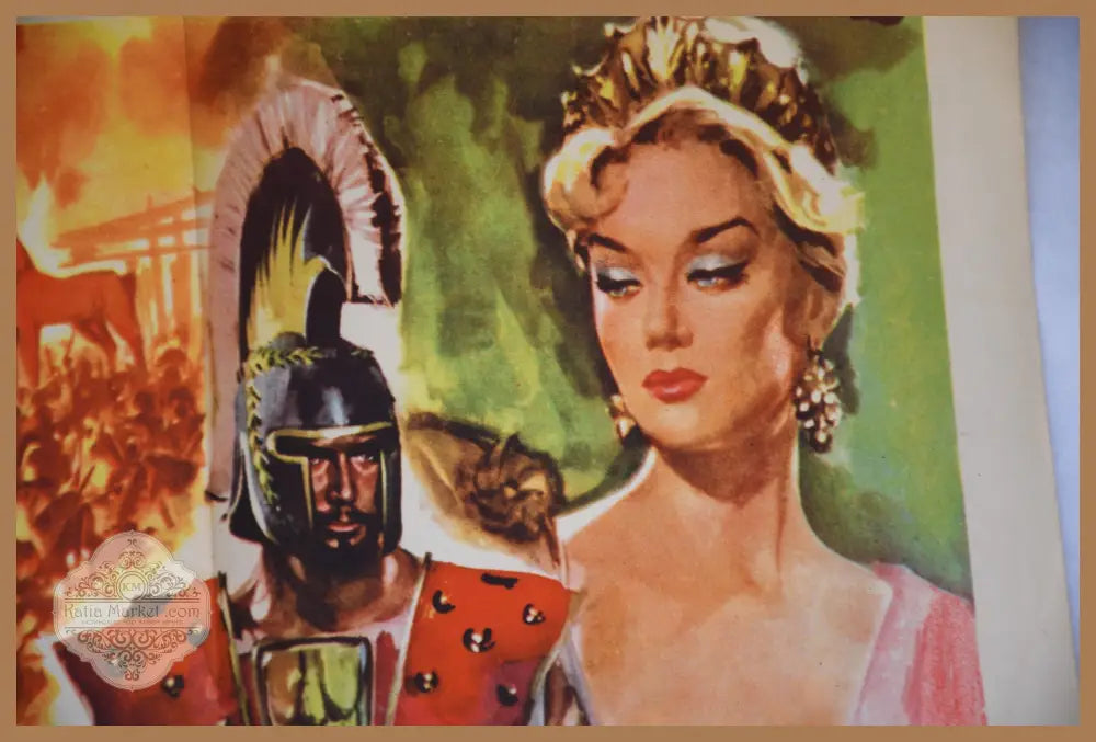 Архивен киноплакат за ’Троянската война’ - 1961 г. - antique