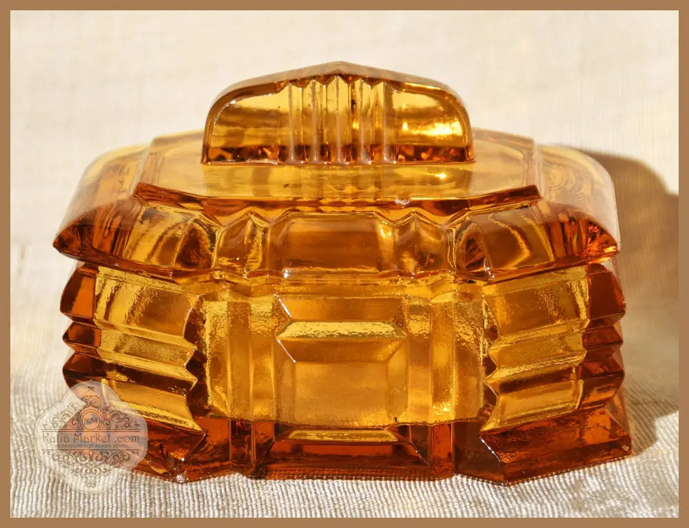 Art Deco кутия за бижута - antique