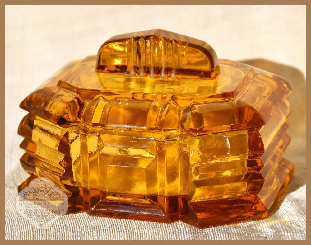 Art Deco кутия за бижута - antique
