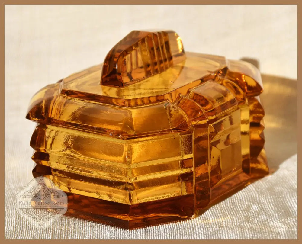 Art Deco кутия за бижута - antique