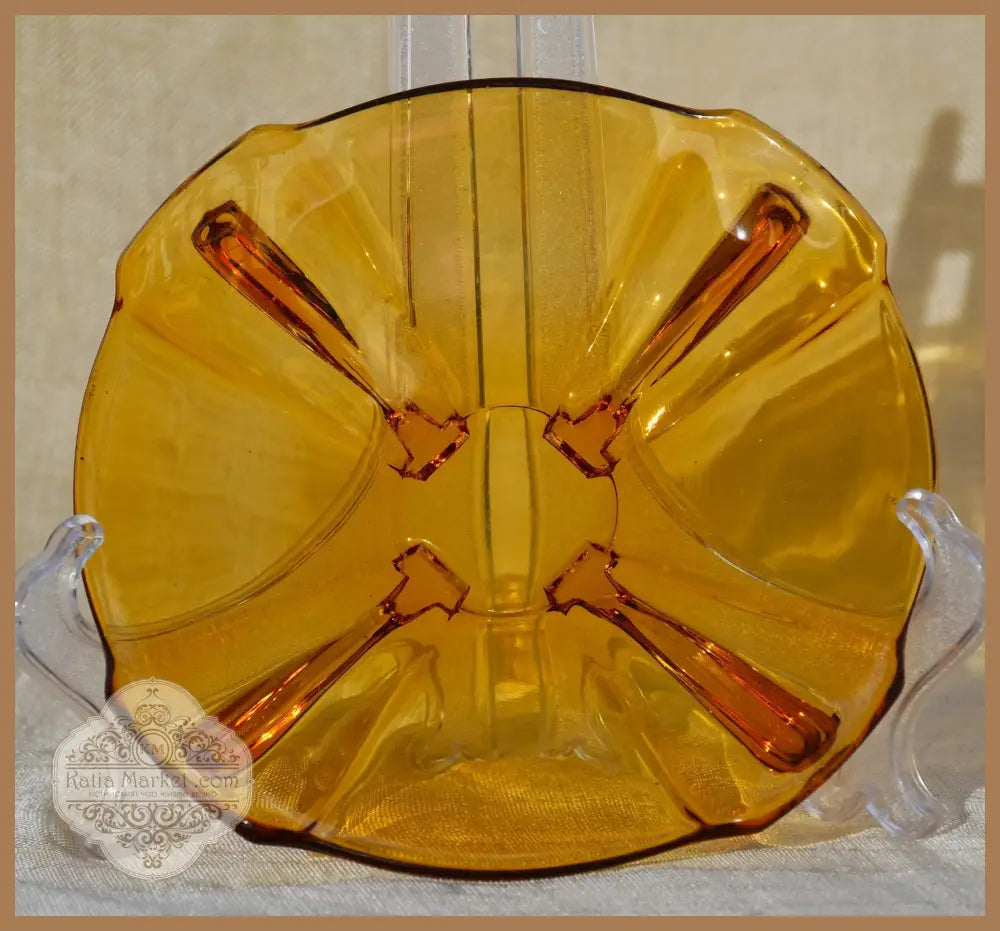 Art Deco сет за торта/десерт - Stölzle - antique