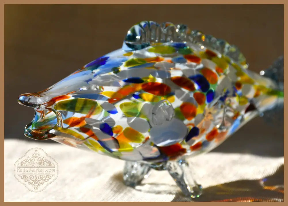 Art Glass риба - antique