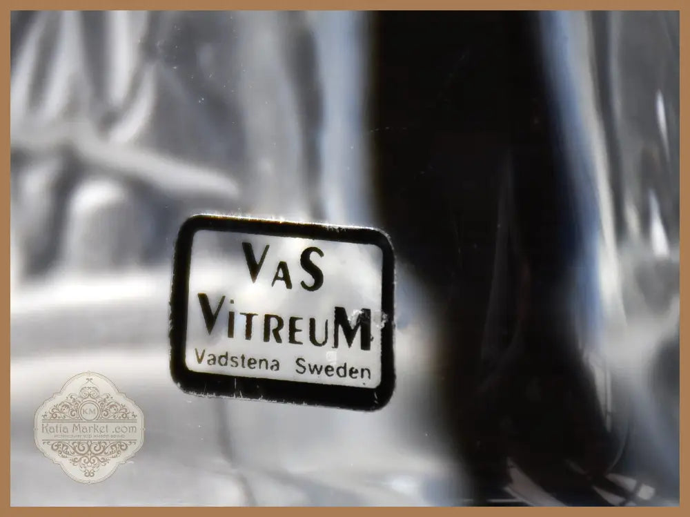 Art glass скулптура от VaS Vitreum Швеция - antique