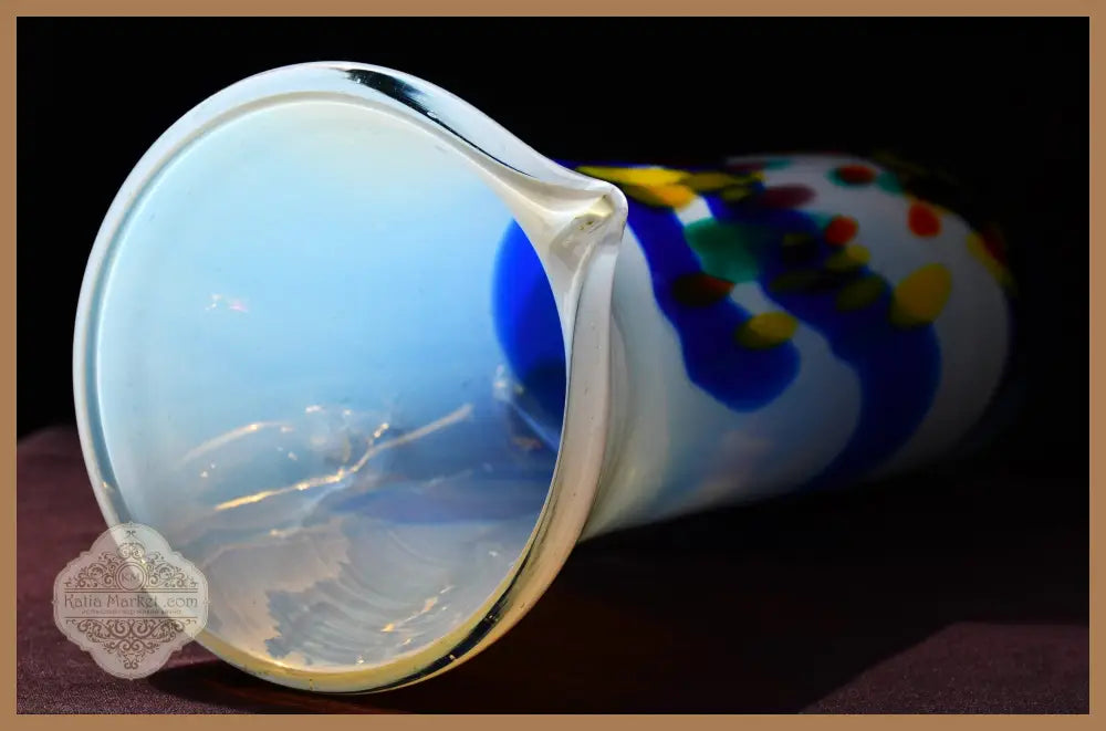 Аrt glass ваза във формата на кана - antique