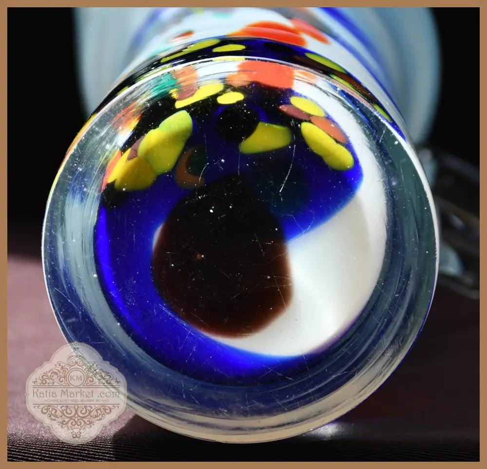 Аrt glass ваза във формата на кана - antique