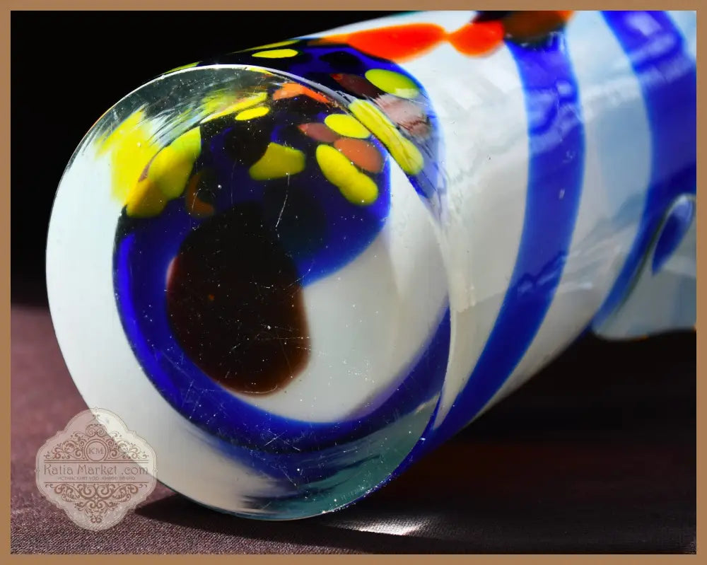 Аrt glass ваза във формата на кана - antique