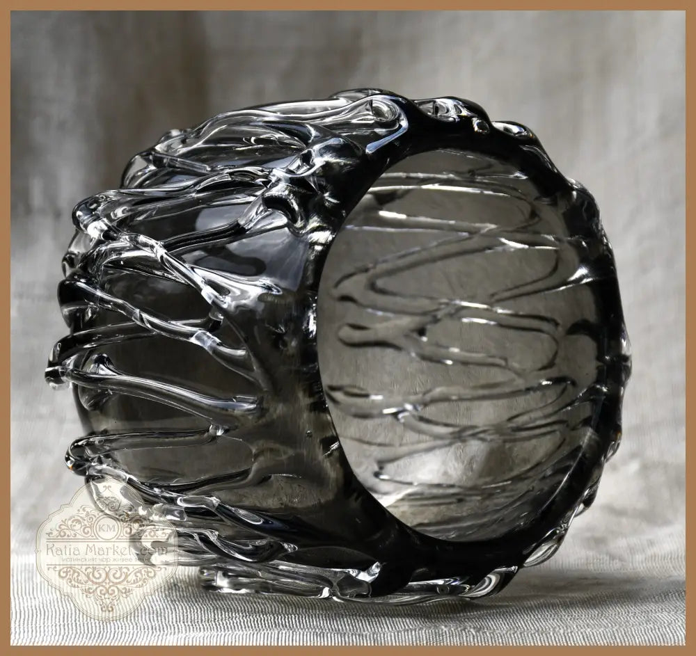 Art Glass винтидж свещник - antique