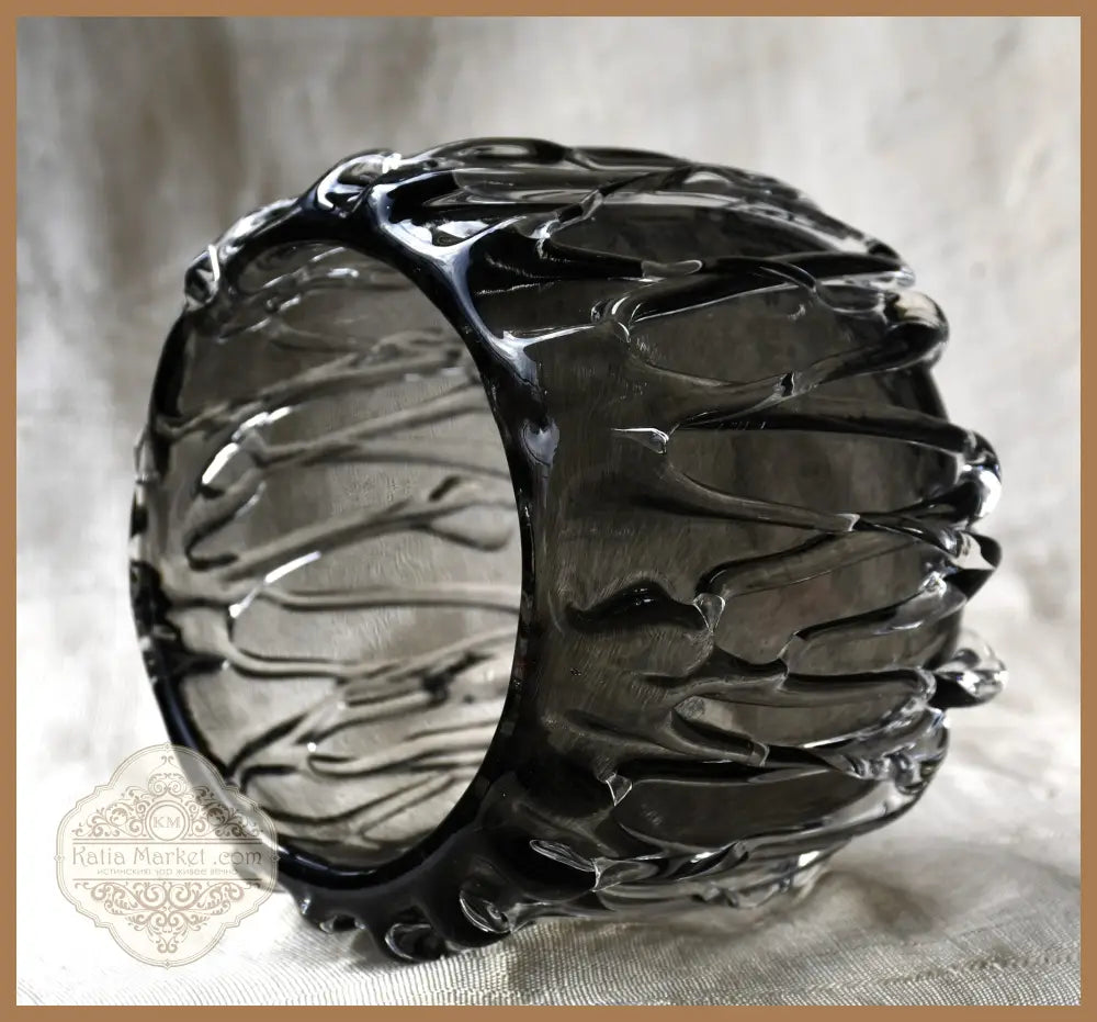 Art Glass винтидж свещник - antique