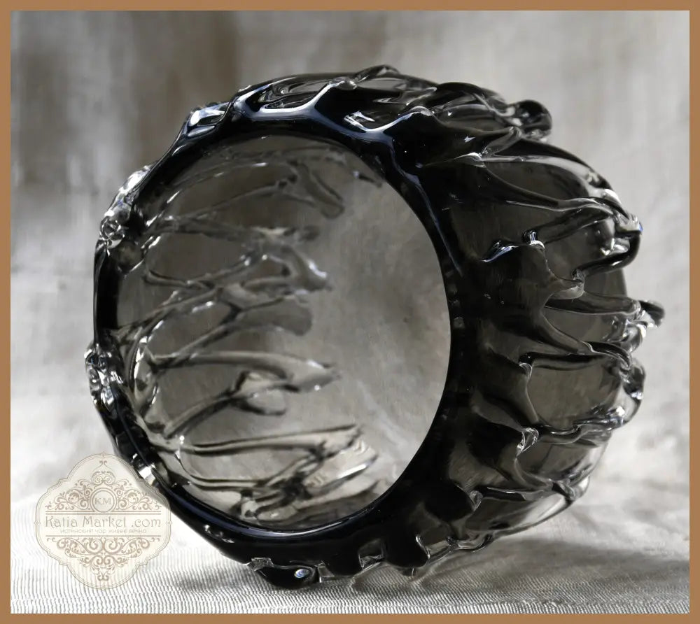Art Glass винтидж свещник - antique