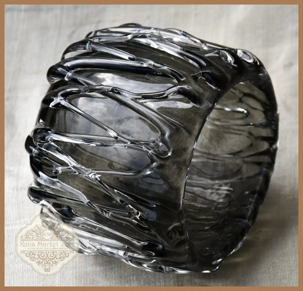 Art Glass винтидж свещник - antique