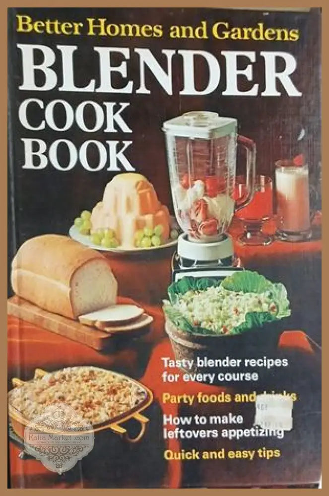 Better Homes and Gardens Blender Cook Book - корица