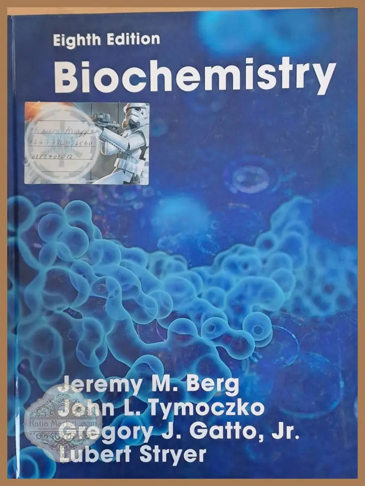 Biochemistry - eighth edition - J. Berg J. Tymoczko G. Gatto L. Stryler - Книги