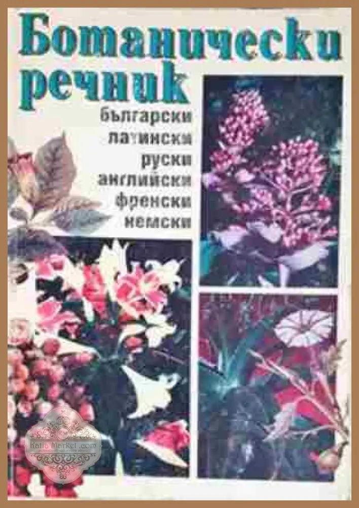 Ботанически речник - български латински руски английски френски немски - Борис Китанов - Книга