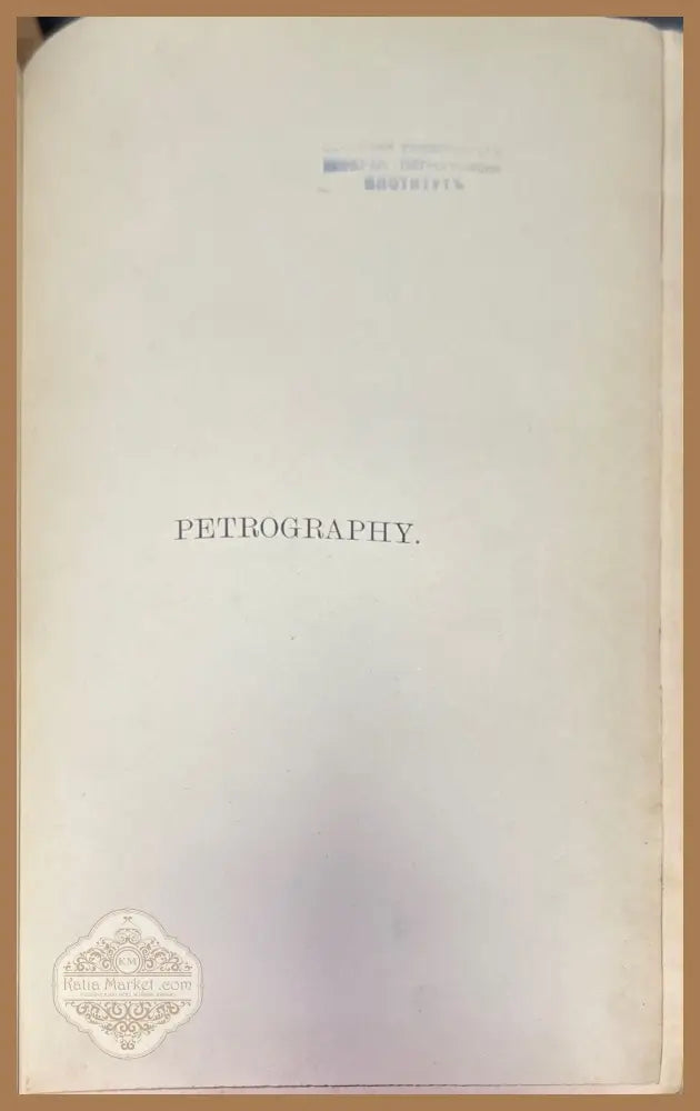 British Petrography: with special reference to the igneous rocks. With 47 plates - J. J. Harris Teall - Книги