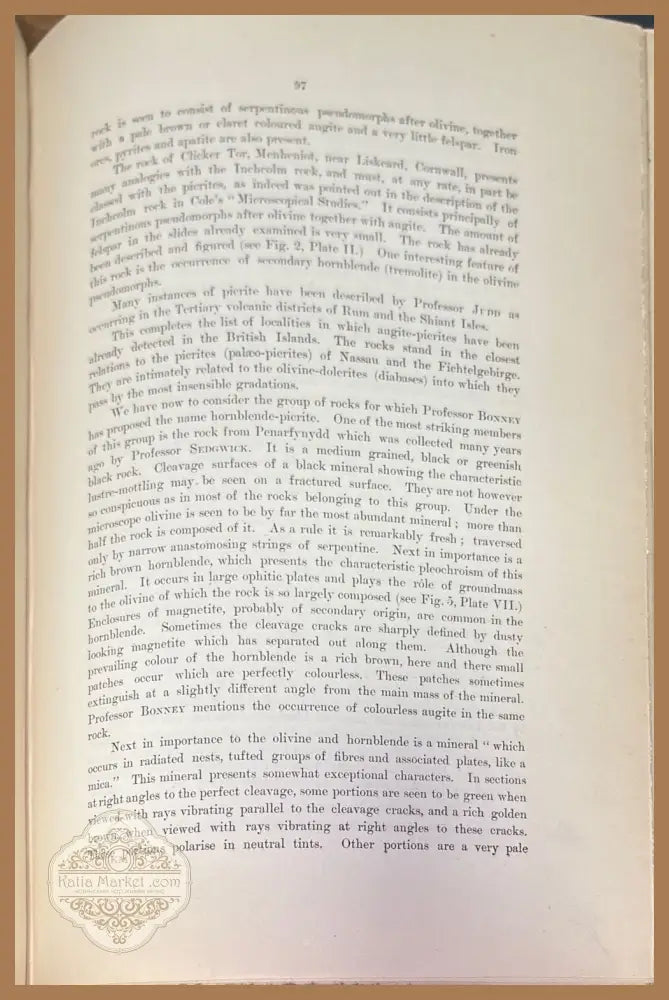 British Petrography: with special reference to the igneous rocks. With 47 plates - J. J. Harris Teall - Книги