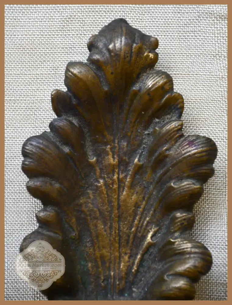 Бронзов пепелник ’Дубовый лист’ от Касли (СССР) - antique