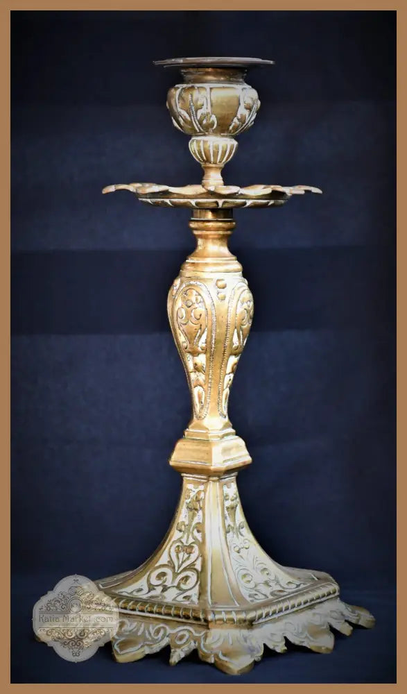 Бронзов свещник - Италия - antique