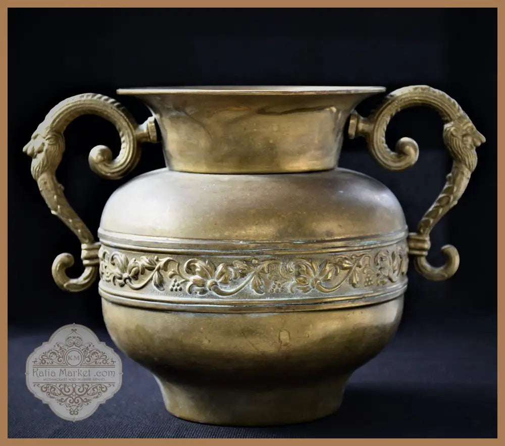 Бронзова амфора неокласицизъм - Франция - antique