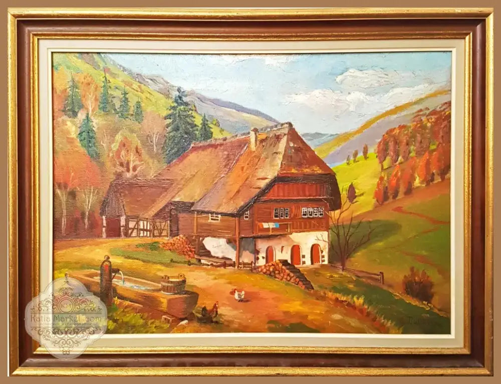 Brue de Dozinne- масло от Camille Dussenne (1120) - Картина