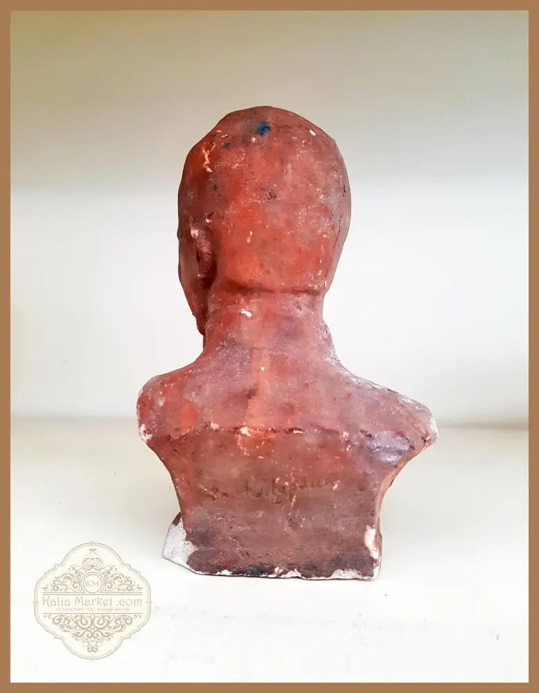 Бюст Феликс Едмудович Джержински - гипс - antique
