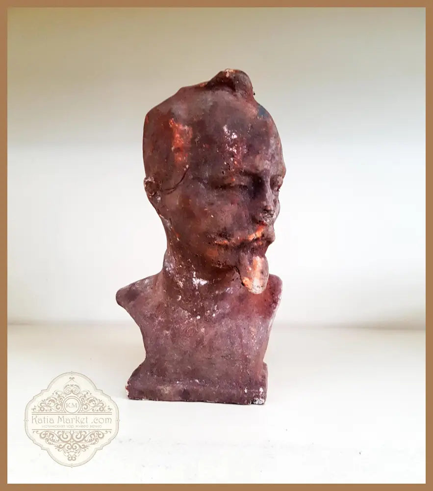 Бюст Феликс Едмудович Джержински - гипс - antique