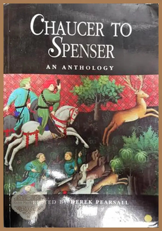 chaucer to spenser - Derek Pearsall - Книги