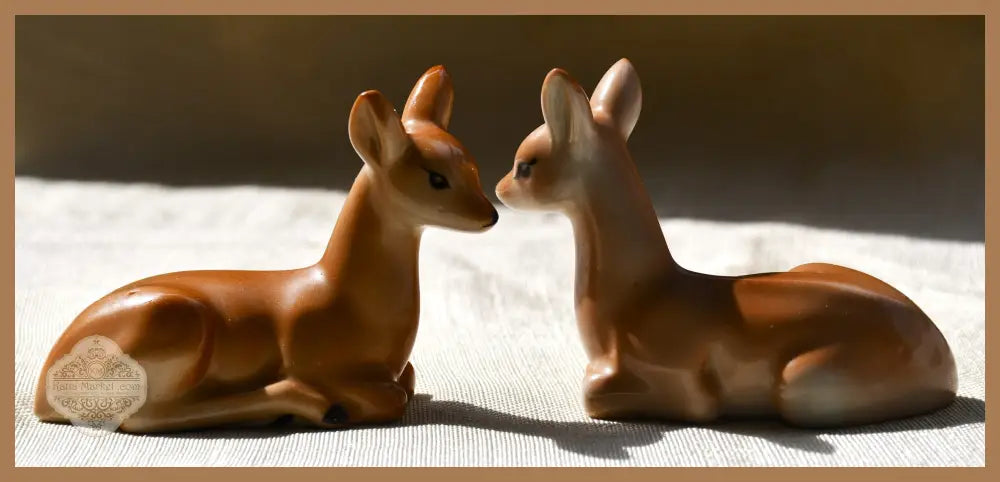 Чифт статуетки ’Сърна’ на СИП - antique