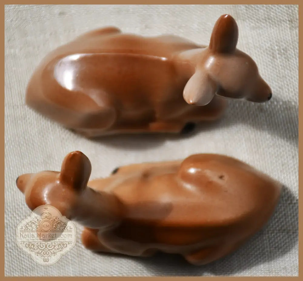 Чифт статуетки ’Сърна’ на СИП - antique