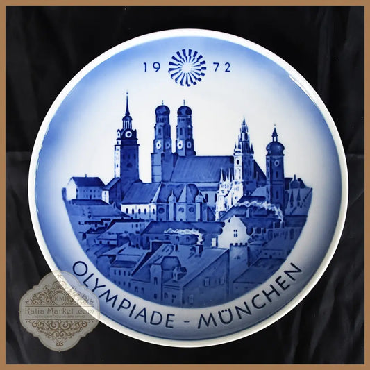 Чиния Olympiade München 1972 - Royal Copenhagen Дания - Порцеланов предмет