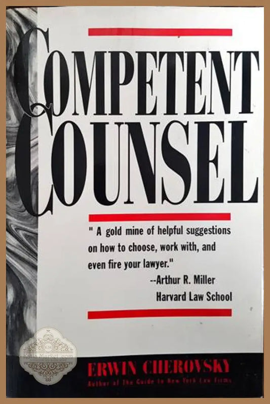 Competent counsel - Erwin Cherovsky - Книги