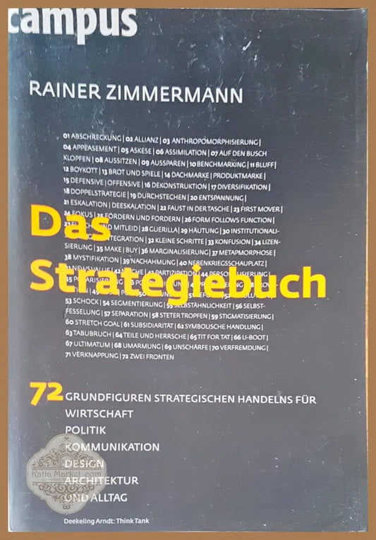 Das strategiebuch - Rainer Zimmermann - Книги