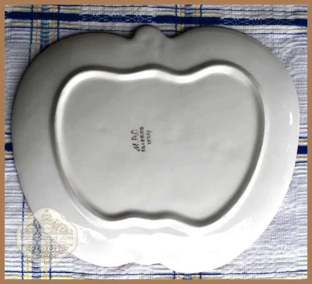 Декоративна керамична чиния (плато). Салерно/Италия - antique