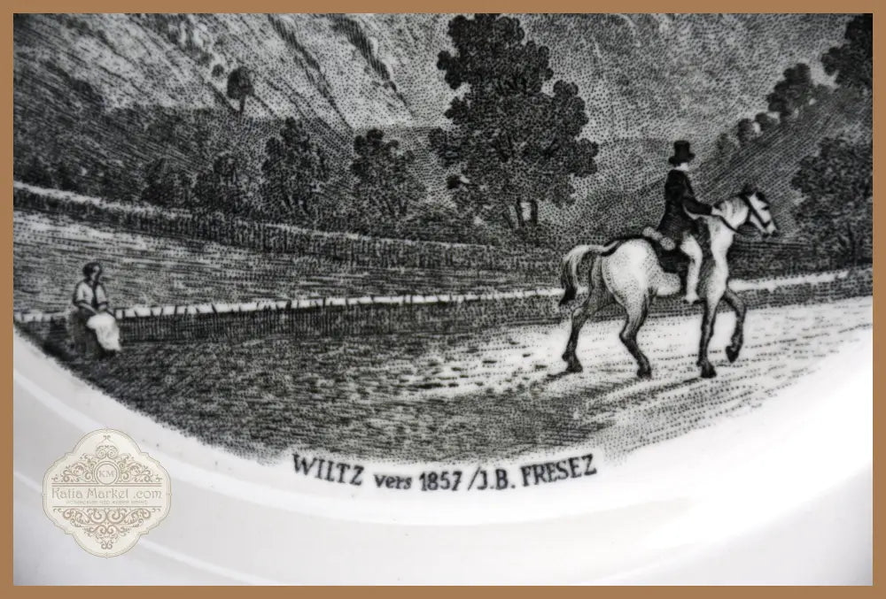 Декоративна винтидж чиния ’Villeroy & Boch Septfontaines’ модел Wirtz - antique