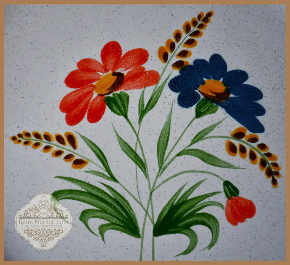 Декоратвна чиния Faïencerie de Pornic - antique