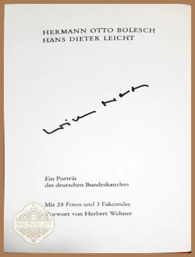 Der lange Marsch des Willy Brandt - автограф на Willy Brandt