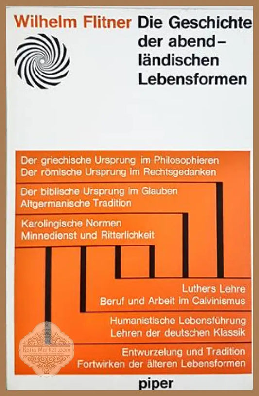 Die Geschichte der abendländischen Lebensformen - корица