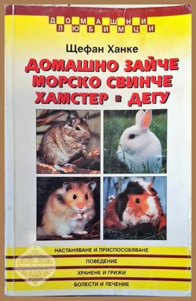 Домашно зайче; Морско свинче; Хамстер; Дегу - Щефан Ханке - Книги