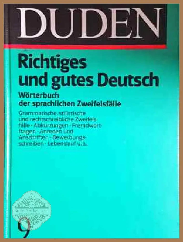 Duden Band 9: Richtiges und gutes deutsch - Колектив - Книга