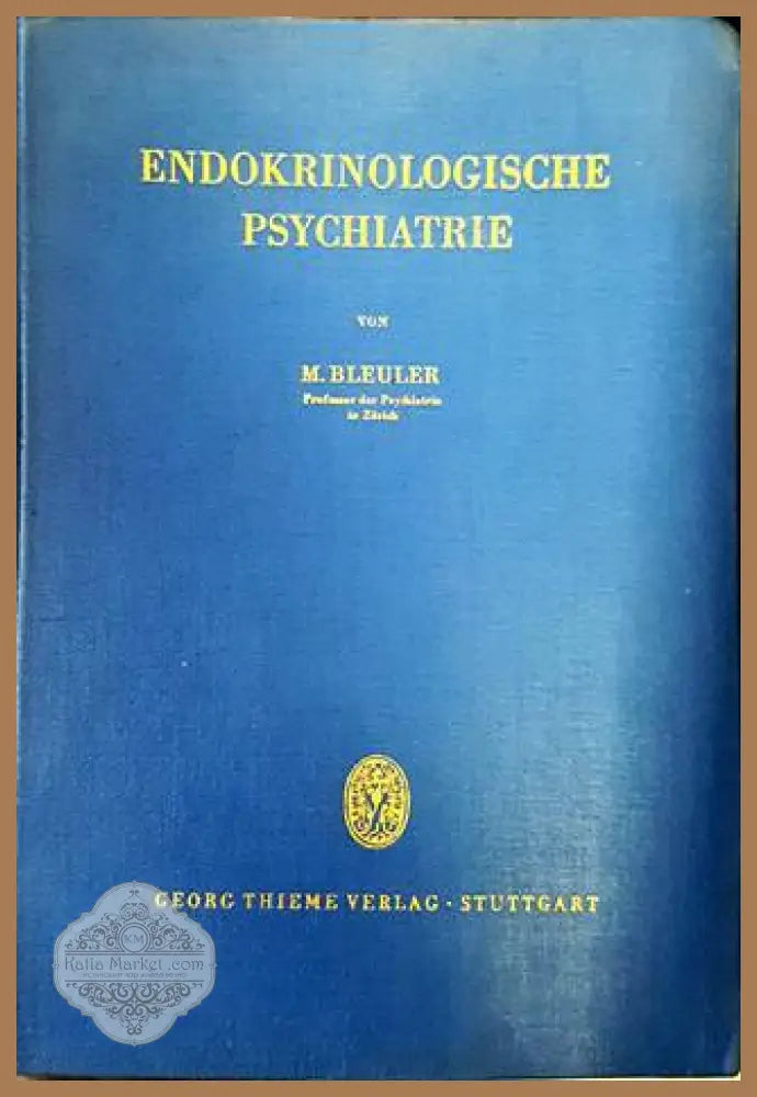 Endokrinologische psychiatrie - M. Bleuler - Книги