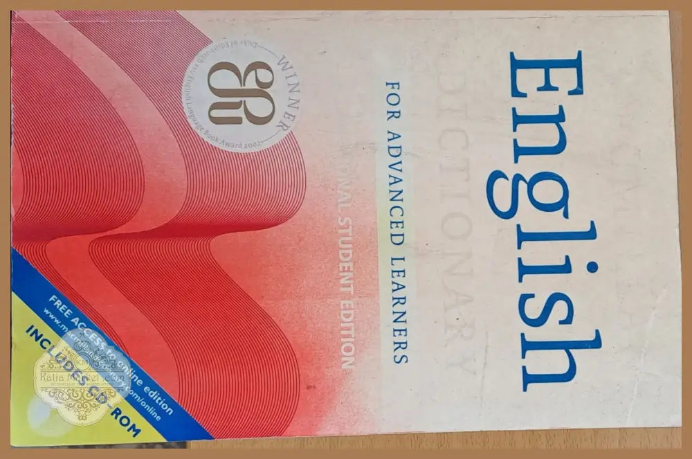 English Dictionary for Advanced Learners - Книги