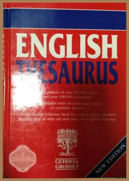 English Thesaurus - Geddes & Grosset