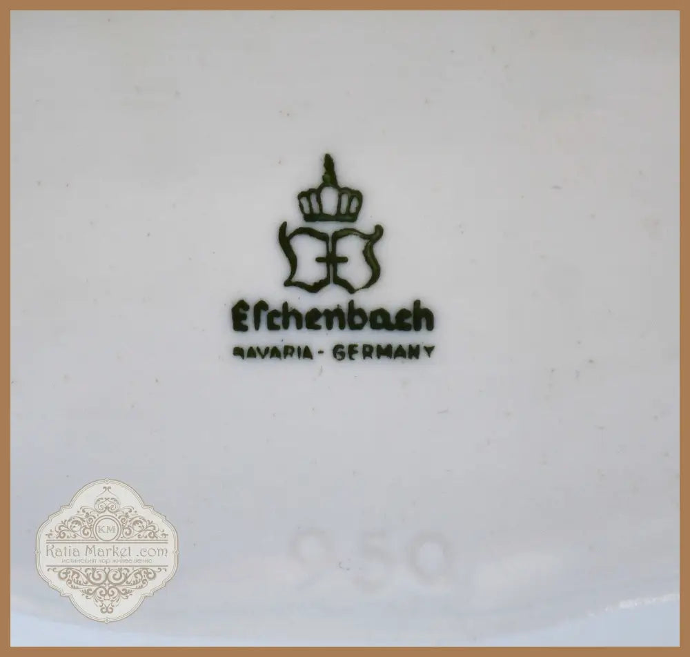 Eschenbach Bavaria - двоен порцеланов свещник 1950-те - Антикварен предмет