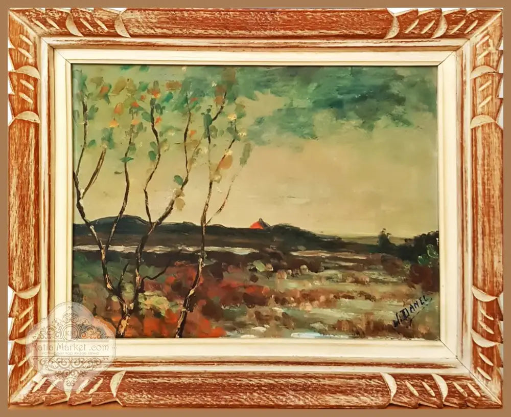 Есенен пейзаж, масло от U. Daniel (1181) - Картина