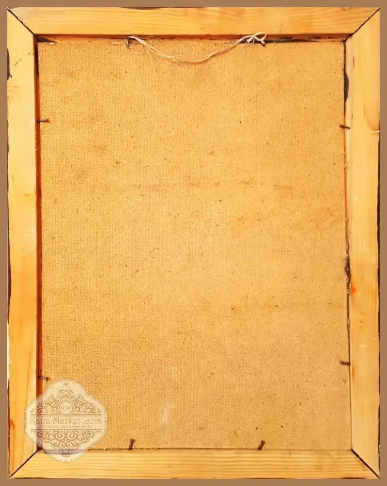 Есенен пейзаж с река и планина- масло от Г. Страшимиров- 1992 година (1170) - Картина